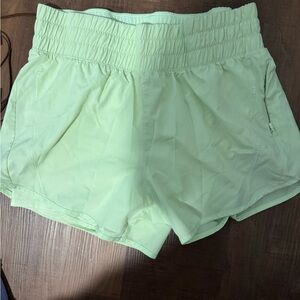 Lime green shorts